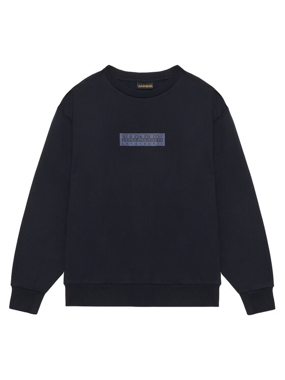 Napapijri Hanorac B-New Box Logo NP0A8B3K Bleumarin Loose Fit