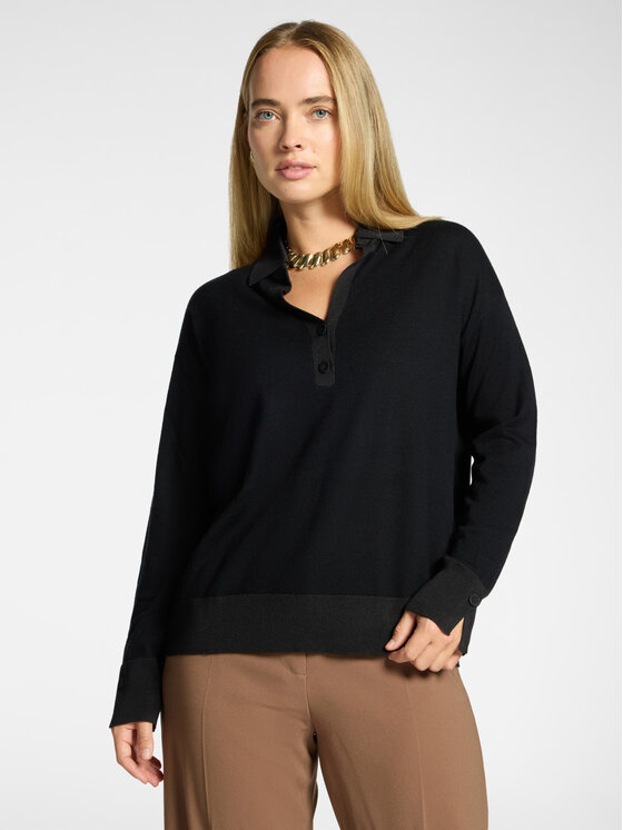 Elena Mirò Elena Mirò Maglione M092Z000857N033 Nero Regular Fit