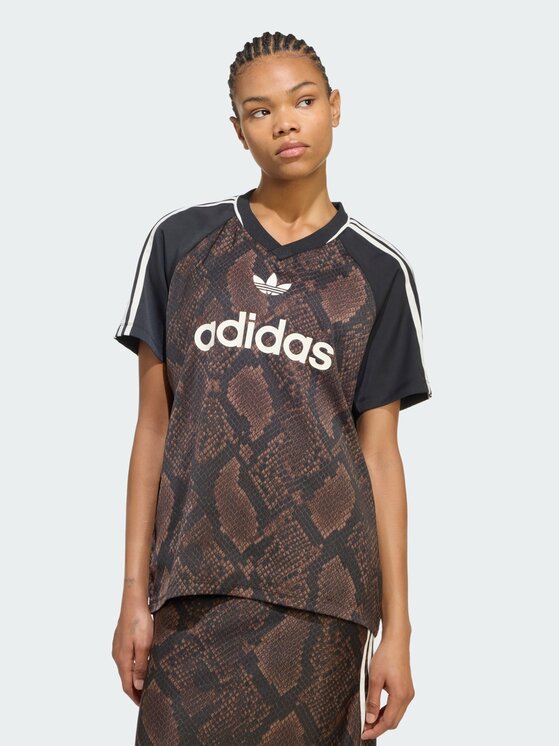 adidas adidas T-Shirt 168127 Brązowy Loose Fit