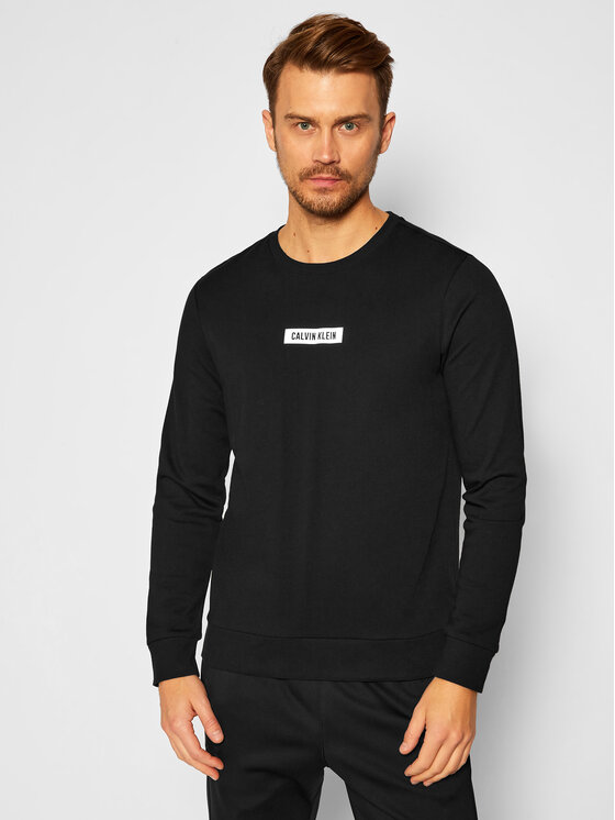 Calvin Klein Performance Calvin Klein Performance Mikina 00GMF0W396 Černá Regular Fit