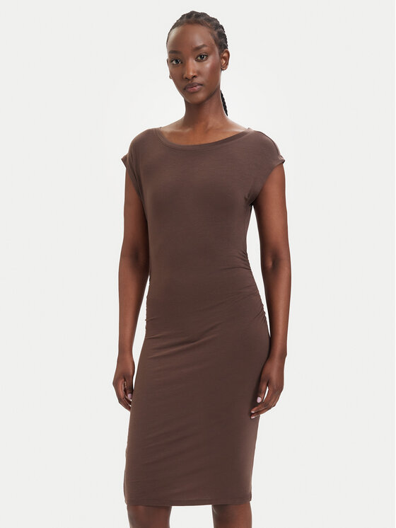 Vero Moda Rochie cocktail Sarah  10346941 Maro închis Slim Fit