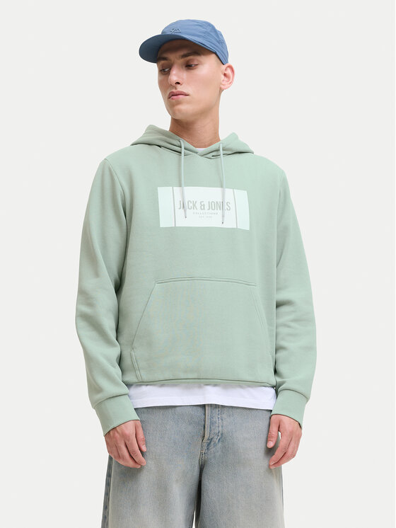 Jack & Jones Bluză Hayato 12278614 Verde Regular Fit