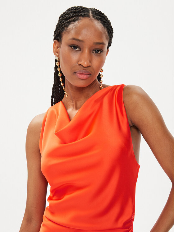 Imperial Imperial Kokteilinė suknelė AEQJHBA Oranžinė Slim Fit
