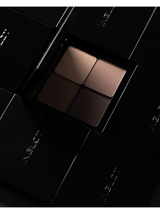 INGLOT INGLOT Kasetka Flexi Freedom System z lusterkiem Paleta cieni do powiek Czarna