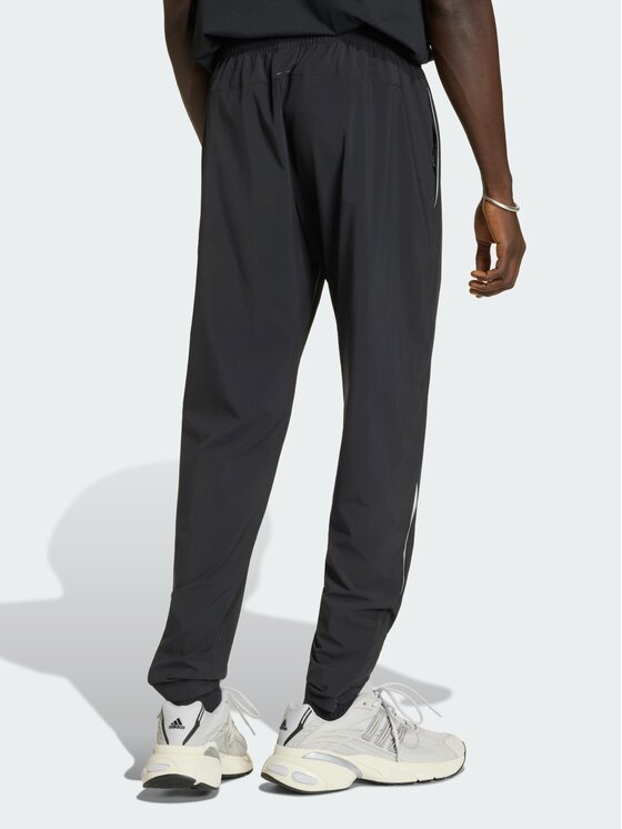 adidas adidas Spodnie materiałowe 163037 Czarny Regular Fit