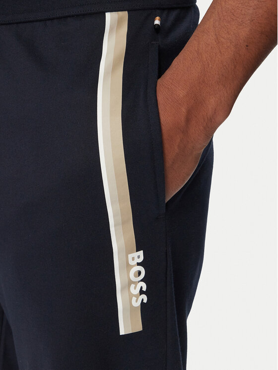 BOSS BOSS Sportinės kelnės Authentic 50554784 Tamsiai mėlyna Regular Fit
