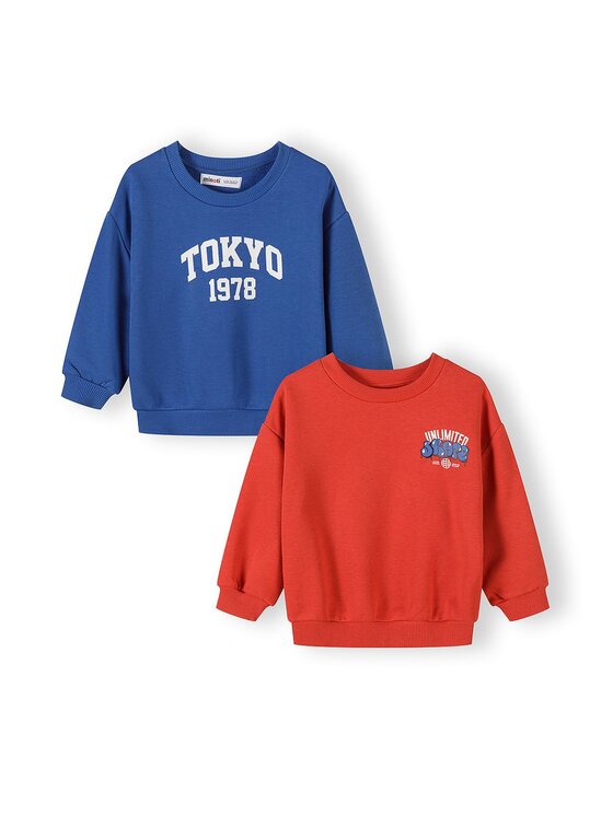 minoti minoti Bluza 29FLEECE202 Czerwony Regular Fit