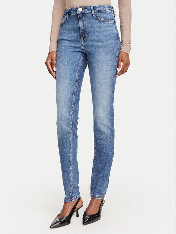 Guess Guess Τζιν W6YA46 D1538 Μπλε Skinny Fit