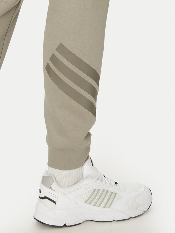 adidas adidas Donji dio trenerke Future Icons 3-Stripes JD4862 Bež Regular Fit