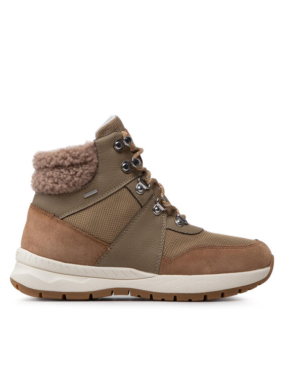 Geox Geox Polokozačky D Braies Abx A D26BEA 01122 C3C5Z Zelená