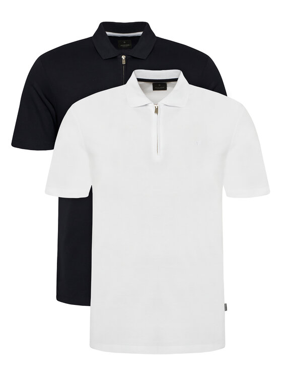 Jack & Jones Jack & Jones Súprava polo tričiek Blaethan 12302367 Farebná Regular Fit