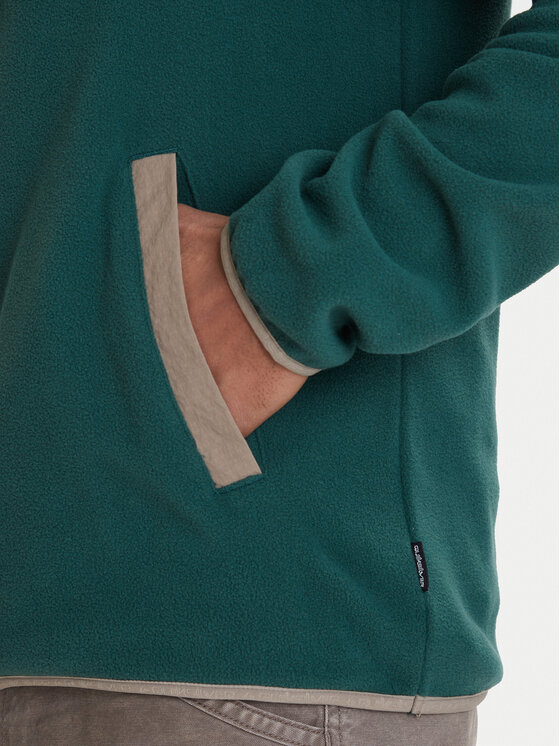 Quiksilver Quiksilver Felpa di pile No Destination EQYPF03072 Verde Regular Fit