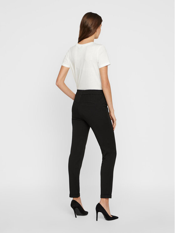 Vero Moda Vero Moda Παντελόνι chino Maya 10225280 Μαύρο Regular Fit