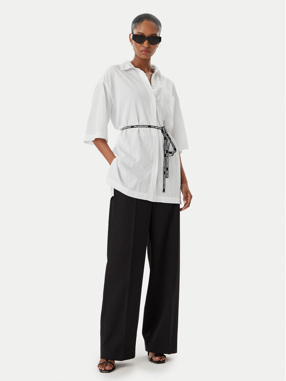 Karl Lagerfeld Jeans Karl Lagerfeld Jeans Риза B2W11022 Бял Relaxed Fit