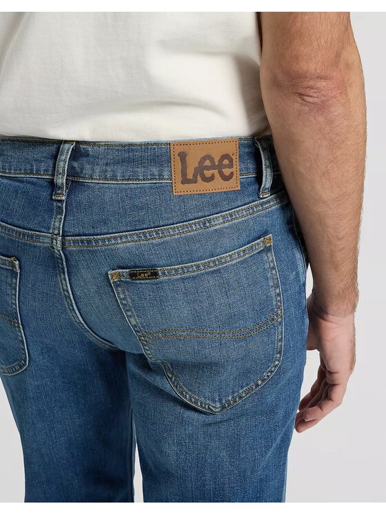 Lee Lee Jeansy RIDER Niebieski Straight Leg