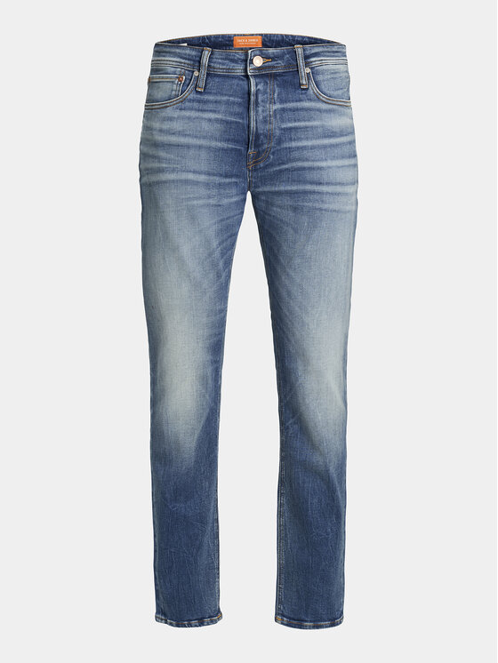 Jack & Jones Jack & Jones Jeansy Mike 12168290 Niebieski Tapered Fit