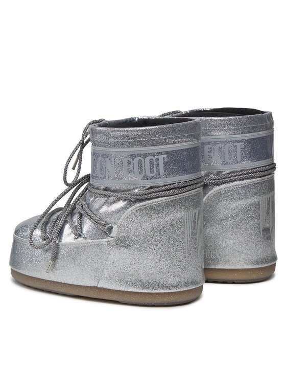 Moon Boot Moon Boot Śniegowce Low Glitter 14094400002 Srebrny