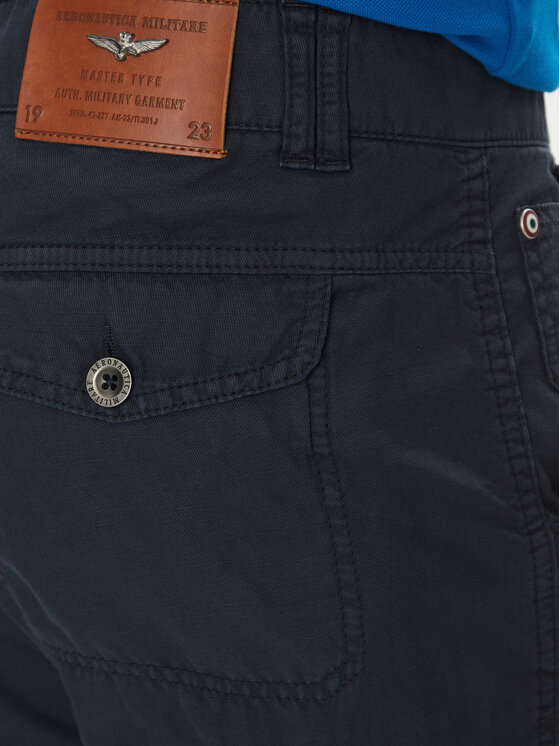 Aeronautica Militare Aeronautica Militare Hlače 251PA1662CT3526 Tamnoplava Regular Fit