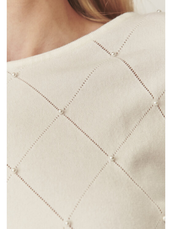 TATUUM Tatuum Sweter AZAKI Écru Classic Fit