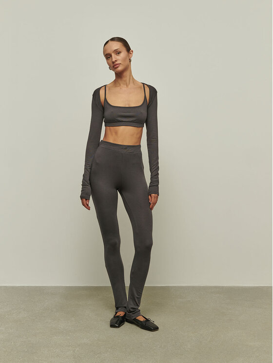 La Mania La Mania Legginsy SPRINGS Szary Active Fit