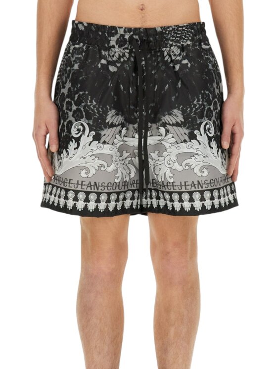 Versace Jeans Couture Versace Jeans Couture Costume da bagno Costume - Versace Jeans Couture - animalier mix Nero Regular Fit