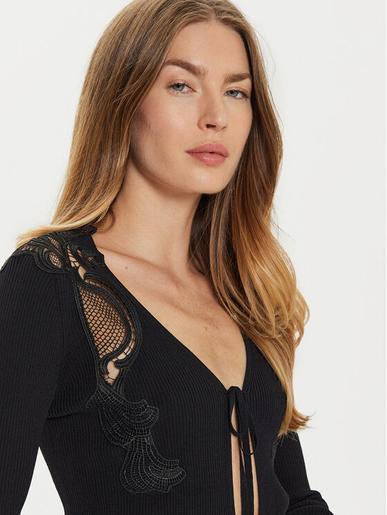 TWINSET TWINSET Кардиган 242TP3193 Черен Slim Fit