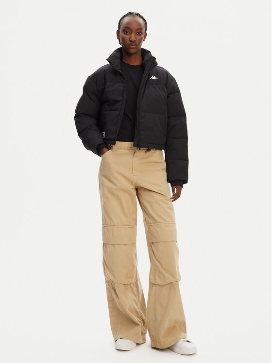 Kappa Kappa Зимно яке Authentic Gasita 371F65W Черен Oversize