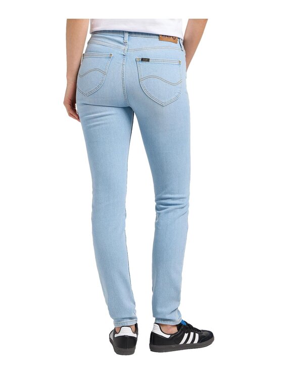 Lee Lee Jeansy 112353193 Niebieski Skinny Fit