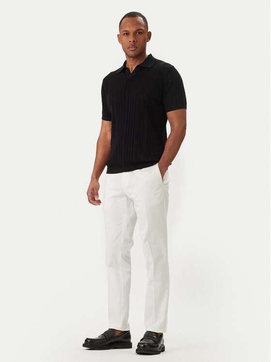 KARL LAGERFELD KARL LAGERFELD Pólóing 655016 562304 Fekete Regular Fit