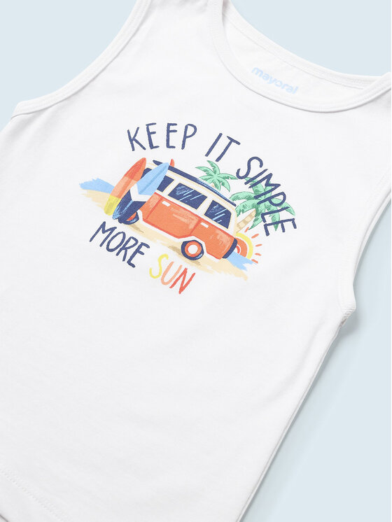 Mayoral Mayoral Topiņš 1033 Balts Regular Fit