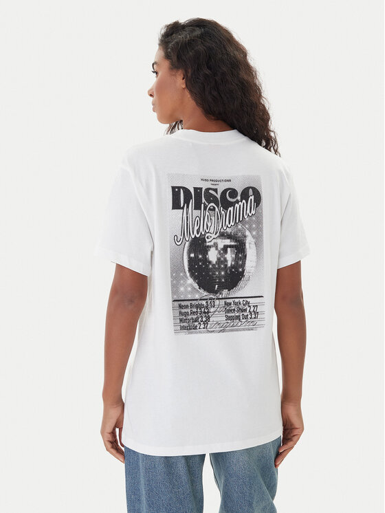 HUGO HUGO T-Shirt Vintage 50550148 Weiß Relaxed Fit