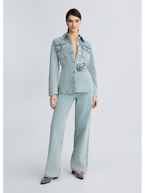 Liu Jo Liu Jo Giacca di jeans UA5276D023978817 Celeste Regular Fit