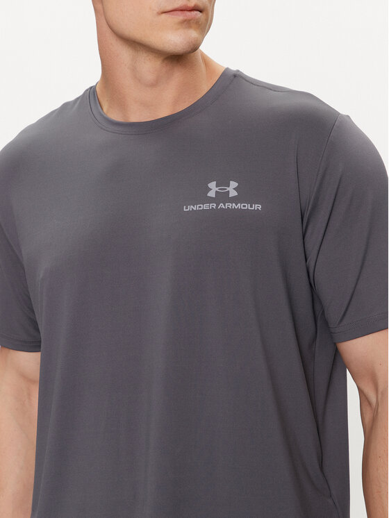 Under Armour Under Armour Funkční tričko Ua Rush Energy Ss 1383973-025 Šedá Loose Fit