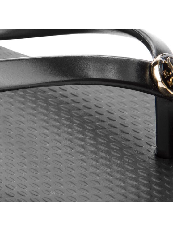 Tory Burch Tory Burch Šlepetės per pirštą Thin Flip Flop 50008666 Juoda