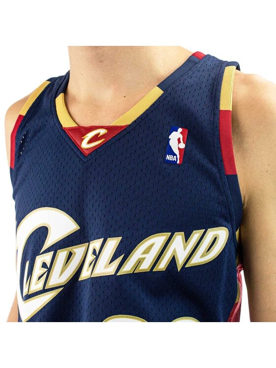 Mitchell & Ness Mitchell & Ness Tank top NBA SWINGMAN ALTERNATE JERSEY CAVALIERS 08 LEBRON JAMES Tmavomodrá Regular Fit