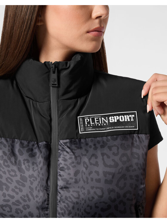 Plein Sport Plein Sport Bezrękawnik 10161 Czarny Regular Fit