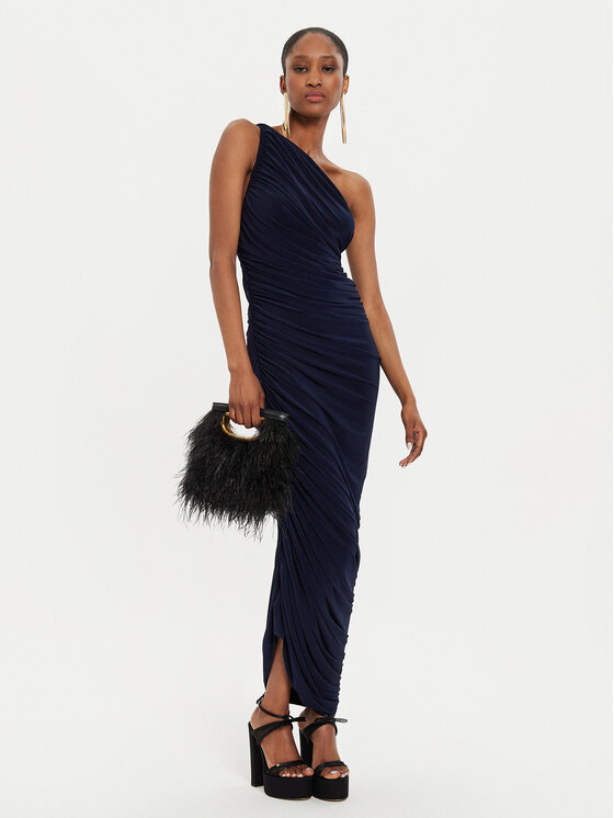 NORMA KAMALI NORMA KAMALI Koktejlové šaty KK2243PL287951 Tmavomodrá Slim Fit
