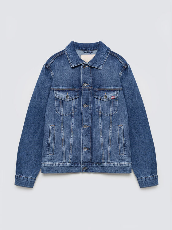 BIG STAR BIG STAR Kurtka jeansowa CHARLIE Niebieski Basic Fit