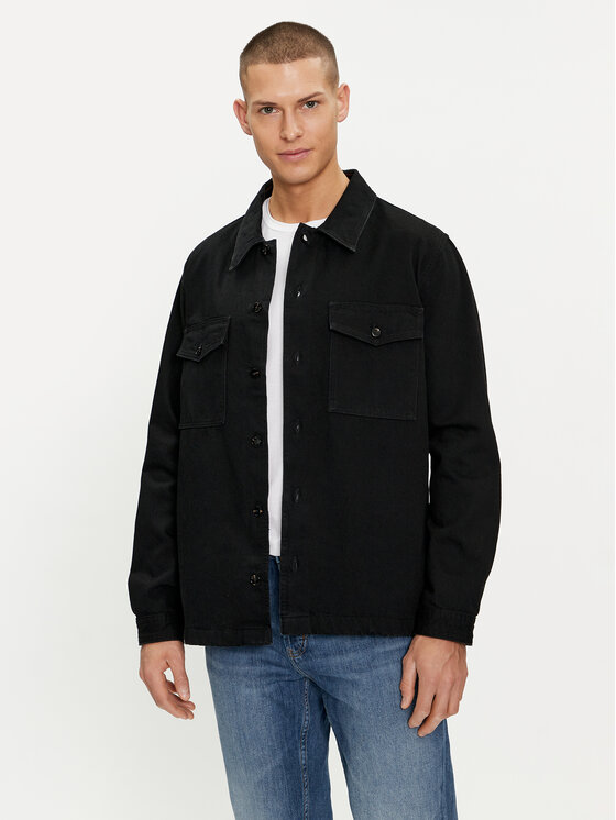 Hugo Jeansjacke Enalu 50500622 Schwarz Oversize | Modivo.de