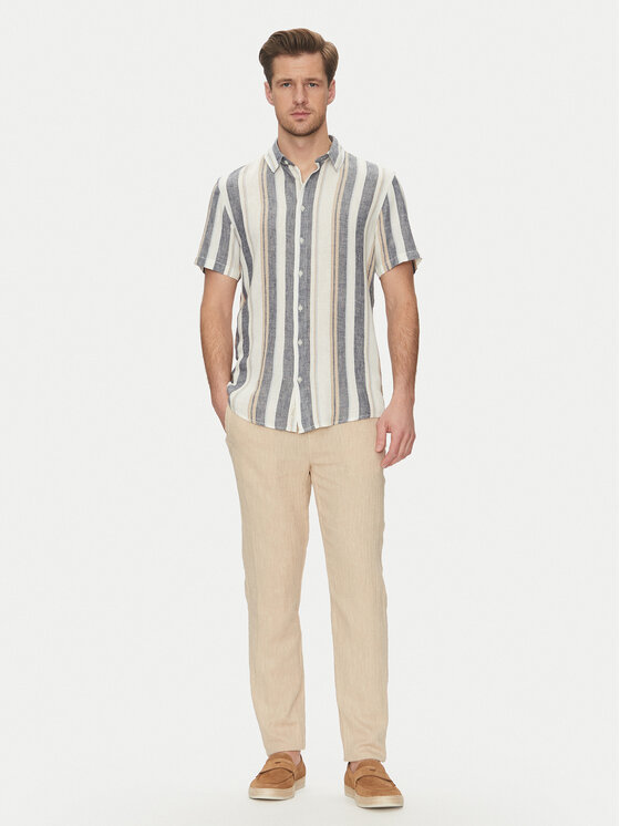 Blend Blend Pantaloni di tessuto 20718008 Beige Regular Fit