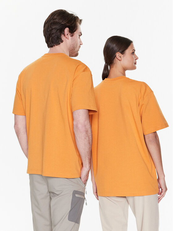 Jack Wolfskin Jack Wolfskin Treniņkrekls Unisex Eschenheimer 1809091 Oranžs Regular Fit
