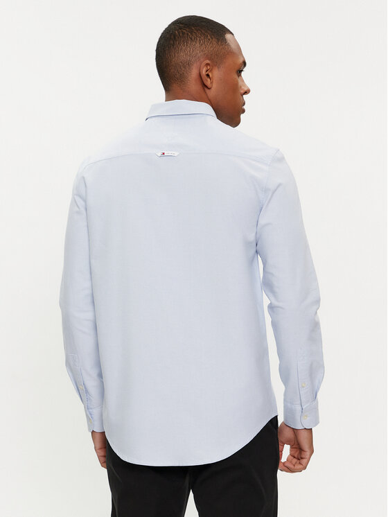 Tommy Jeans Tommy Jeans Camicia Entry DM0DM19134 Celeste Regular Fit