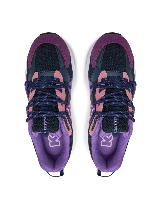 Kappa Kappa Sneakersy Logo London Kid 341E4QW Fialová