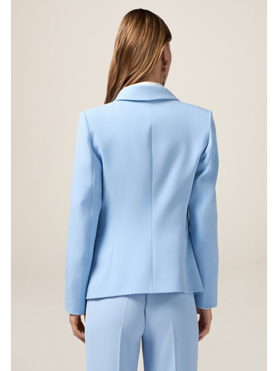 Oltre Oltre Giacca di transizione Q772R004540N004 Turchese Slim Fit