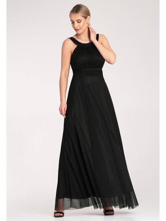 FIGL FIGL Abito da sera M1171 Nero Flared Fit