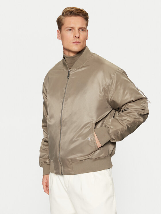 Calvin Klein Jeans Calvin Klein Jeans Bunda bomber 00040EM524 Hnědá Regular Fit