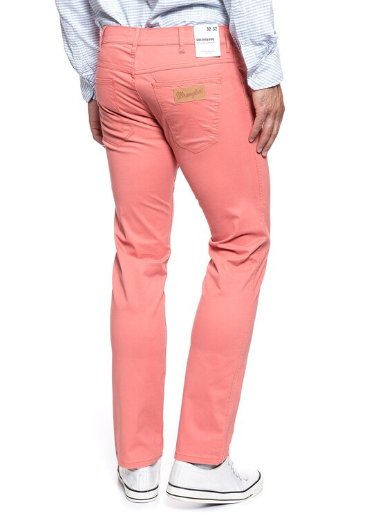 Wrangler Wrangler Pantaloni di tessuto GREENSBORO Rosa Straight Fit