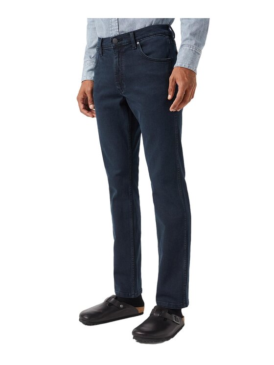 Wrangler Wrangler Jeansy 112350740 Granatowy Regular Fit