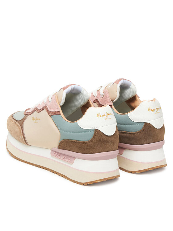 Pepe Jeans Pepe Jeans Sneakersy Rusper Combi W PLS600006 Kolorowy