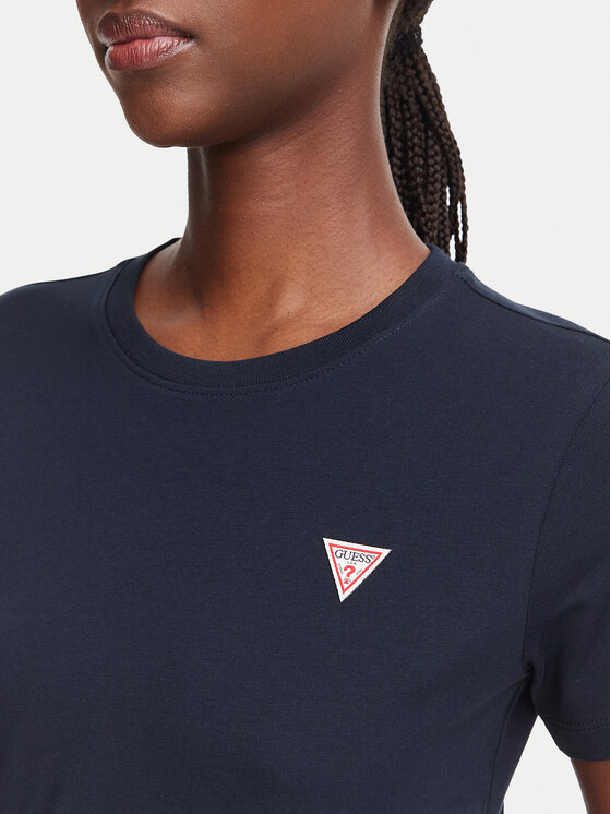 Guess Jeans Guess Jeans T-shirt W4YI10 J1314 Tamnoplava Regular Fit